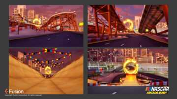 How the main POI is framed throughout the track, giving players a strong orientation point